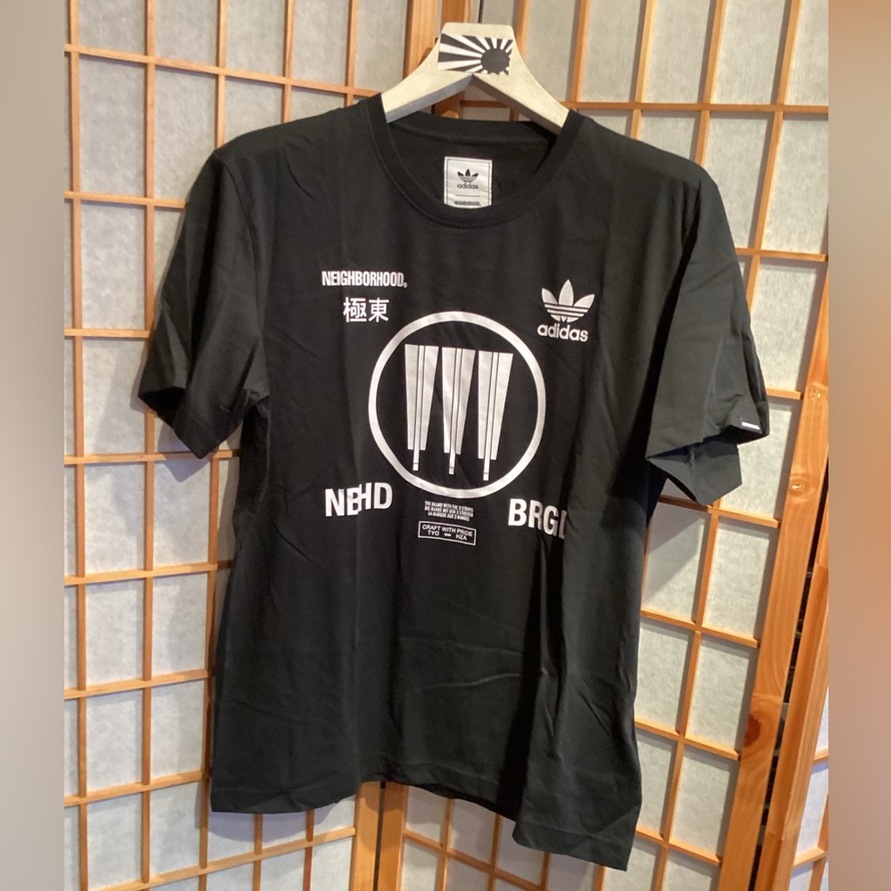Adidas x Neighborhood (NBHD) TOKYO SSL Logo Tee CD7733 SS18 Men's Size Large